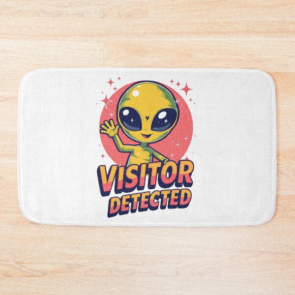 Item preview, Visitor Detected – Retro Pixel Alien Arcade Design designed and sold by Dhenin Studio.
