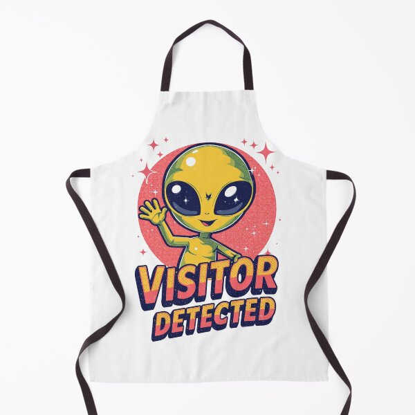 Item preview, Visitor Detected – Retro Pixel Alien Arcade Design designed and sold by Dhenin Studio.