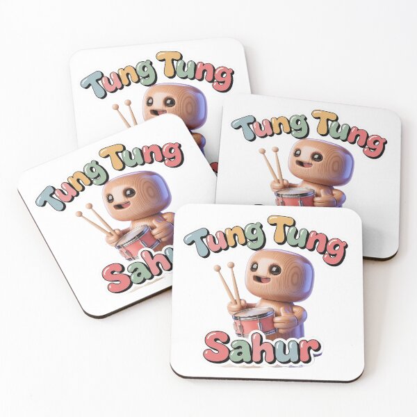 Item preview, Tung Tung Sahur 3D Glossy Vinyl Toy Aesthetic - Viral Meme designed and sold by IconicWearHub.