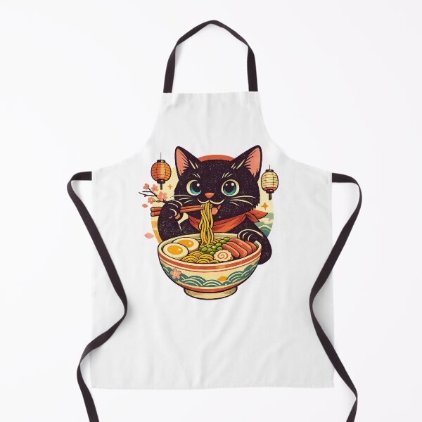 Aperçu de l'œuvre Ramen Cat – Lantern Feast créée et vendue par LuveraxArt.