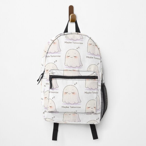 Item preview, Maybe Tomorrow Ghost | Cute Kawaii Aesthetic | Lazy Mood Design designed and sold by The Mood Index.