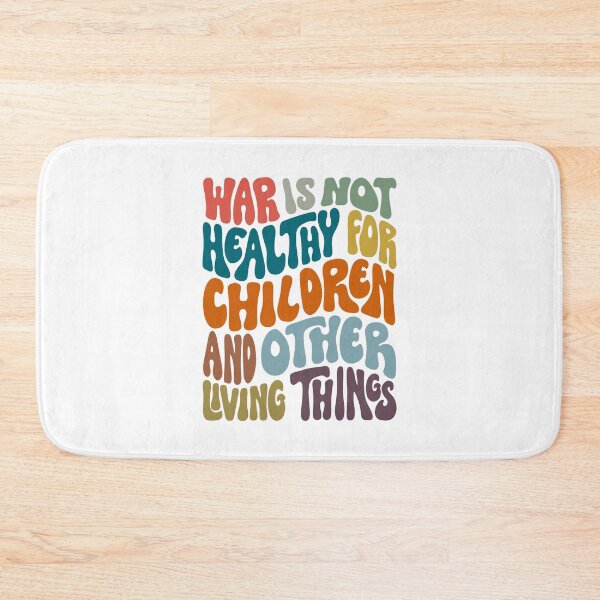 Item preview, War Is Not Healthy Word Art designed and sold by Unhinged Heather.