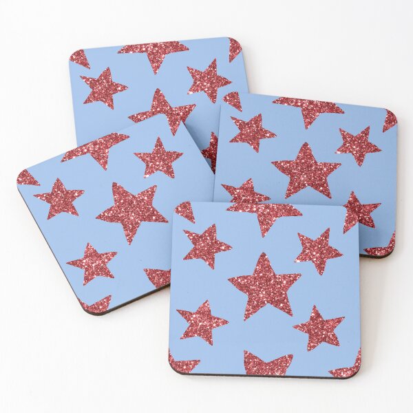 Item preview, Glitter Red Stars designed and sold by Road Home Quilting.