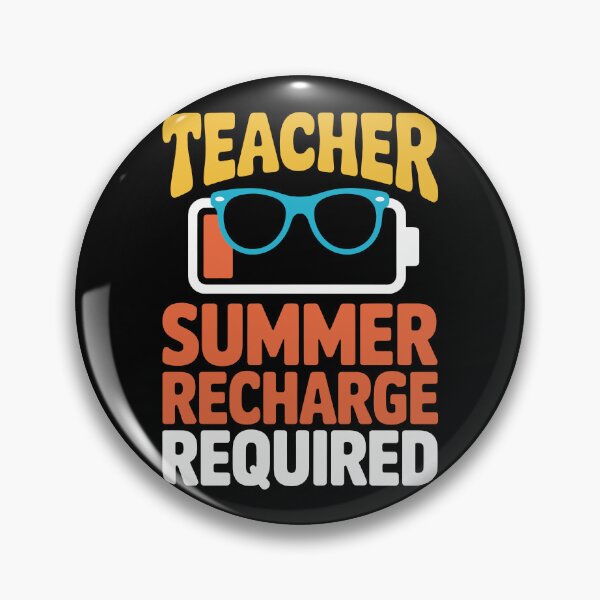 Item preview, teacher summer recharge required designed and sold by jkrphoto.