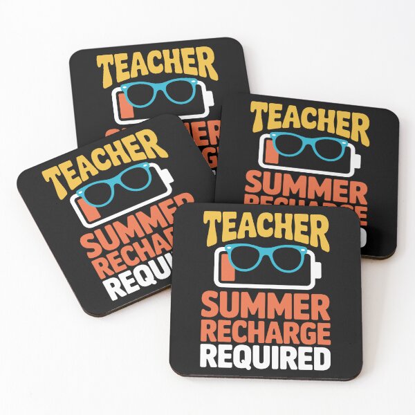 Item preview, teacher summer recharge required designed and sold by jkrphoto.