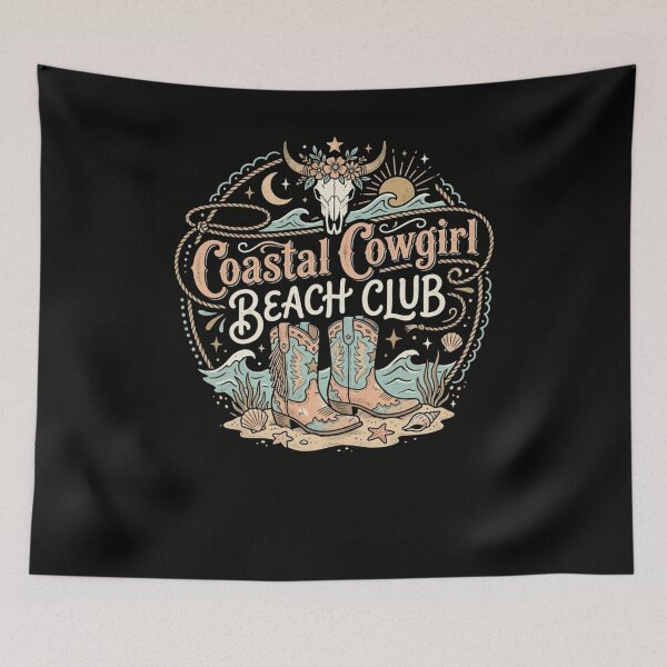 Item preview, Ranch Meets Ocean Boots Skull Beach Vibes designed and sold by snowry.