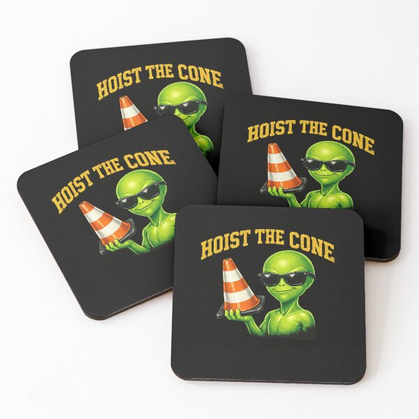 Item preview, Hoist The Cone Alien Vintage Streetwear UFO Design designed and sold by Ali-printshop.