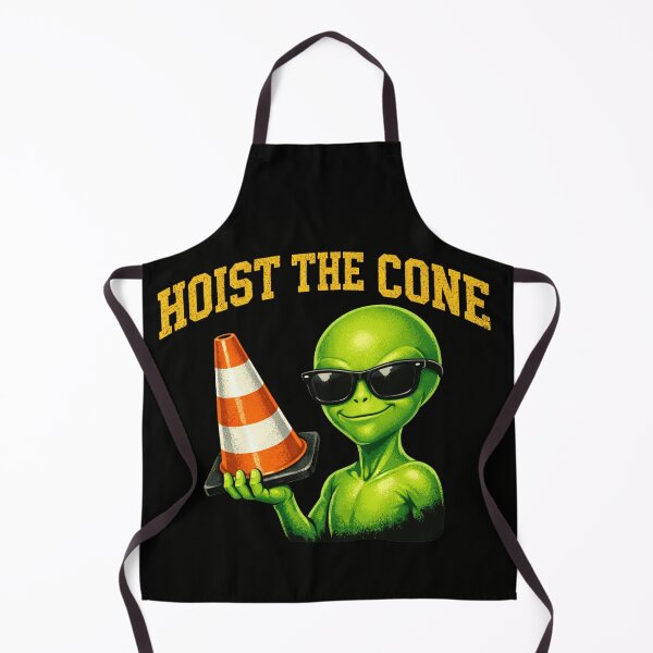 Item preview, Hoist The Cone Alien Vintage Streetwear UFO Design designed and sold by Ali-printshop.
