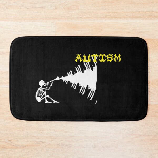 Item preview, Heavy Metal Skeleton Autism designed and sold by BookBiffle.
