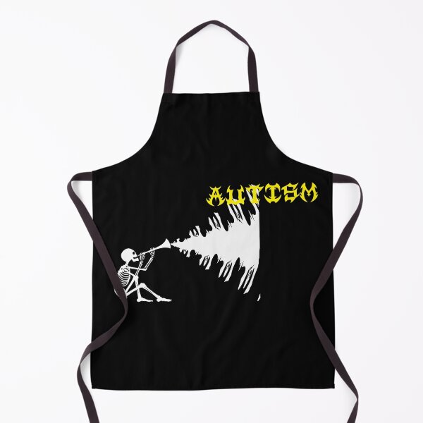 Item preview, Heavy Metal Skeleton Autism designed and sold by BookBiffle.