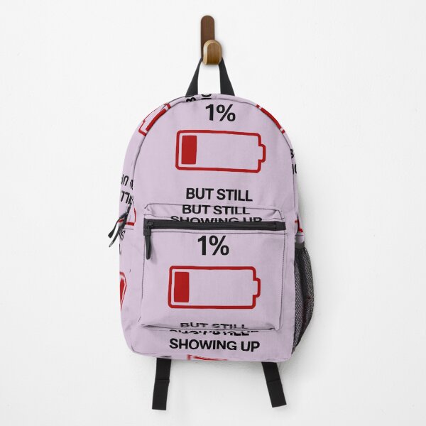 Item preview, Low Battery But Still Showing Up Sticker – Motivational Funny Meme, Social Battery Low, Relatable Humor designed and sold by VectorJoy.