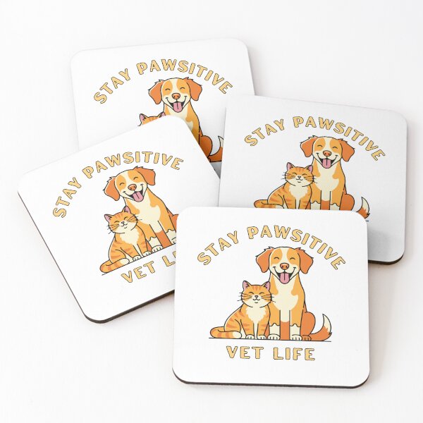 Item preview, Stay Pawsitive Vet Life  designed and sold by Comfy Creations.