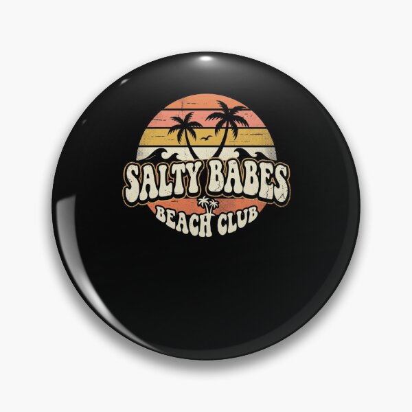 Item preview, Salty Babes Retro Tropical Palm Trees Sunset designed and sold by snowry.