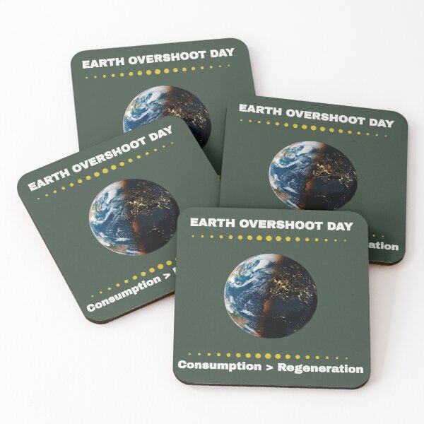 Item preview, Earth Overshoot Day // Consumption vs Regeneration designed and sold by Drishya-Designs.