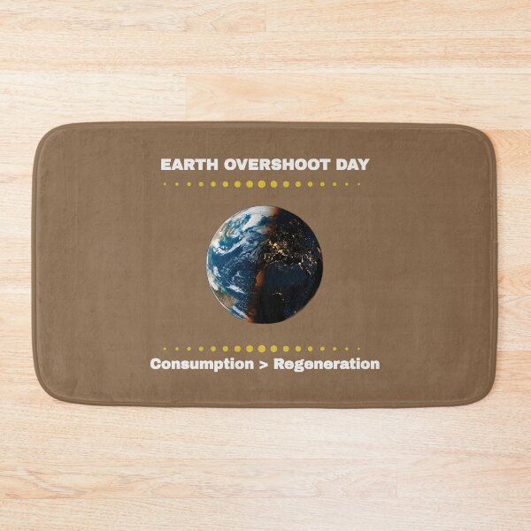 Item preview, Earth Overshoot Day // Consumption vs Regeneration designed and sold by Drishya-Designs.