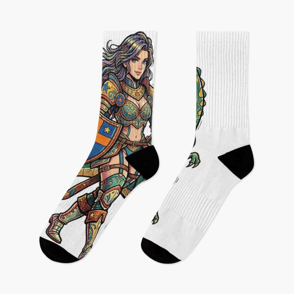 Item preview, Warrior Girl and Dinosaur designed and sold by PP&RAINBOW SHOP.