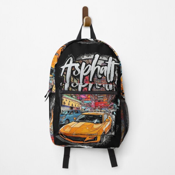 Item preview, Asphalt Street Racing – Neon City Sports Car Illustration designed and sold by Bubble-Bay Shop.