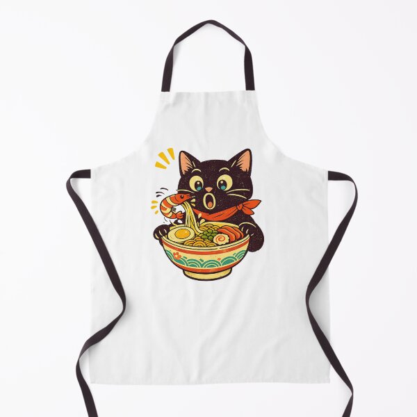 Item preview, Ramen Cat – Big Bite designed and sold by LuveraxArt.
