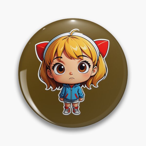 Item preview, Chibi Style Cartoon Girl designed and sold by tim tal.