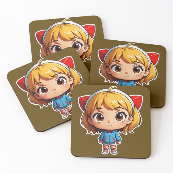 Item preview, Chibi Style Cartoon Girl designed and sold by tim tal.