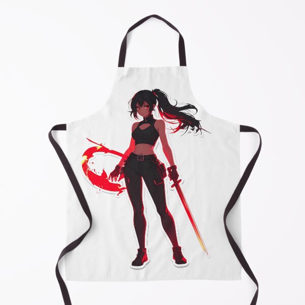 Item preview, Silhouette of a dark anime warrior with a sword designed and sold by BetweenForms.