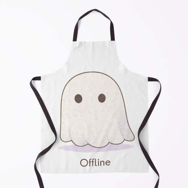 Item preview, Offline Ghost | Cute Minimal Kawaii Aesthetic | Introvert Mood Design designed and sold by The Mood Index.