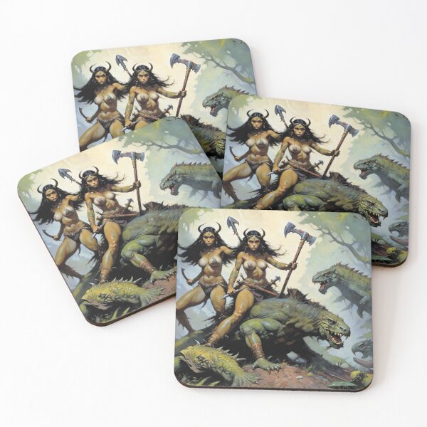 Item preview, Twin Huntresses of the Primeval Wild designed and sold by graficsfx.