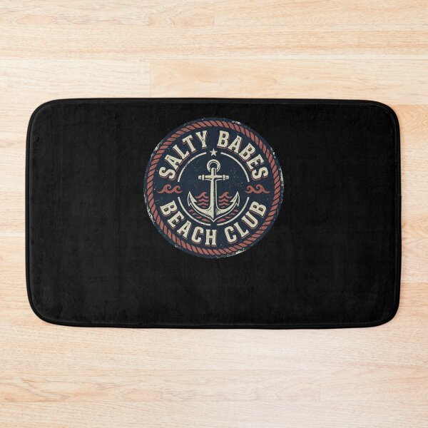 Item preview, Salty Babes Vintage Anchor Marine Waves Design designed and sold by snowry.