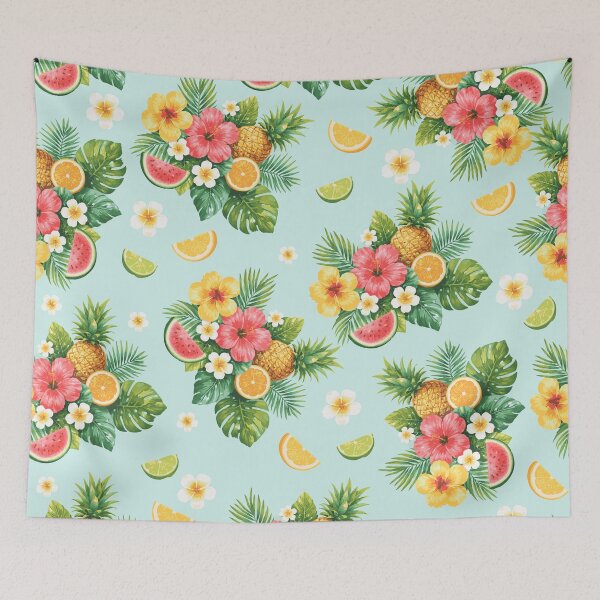 Item preview, Tropical Fruit & Flower Pattern designed and sold by DesignbyAnnaM.