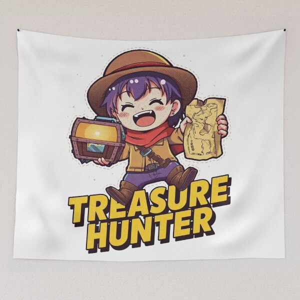 Item preview, Treasure Hunter – Retro Pixel Adventure Design designed and sold by Dhenin Studio.