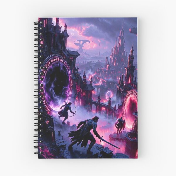 Item preview, Planar Portal in a Planar City - Dark Fantasy RPG Art concept designed and sold by Delerat7.