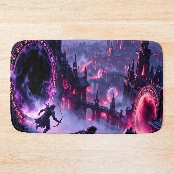 Item preview, Planar Portal in a Planar City - Dark Fantasy RPG Art concept designed and sold by Delerat7.