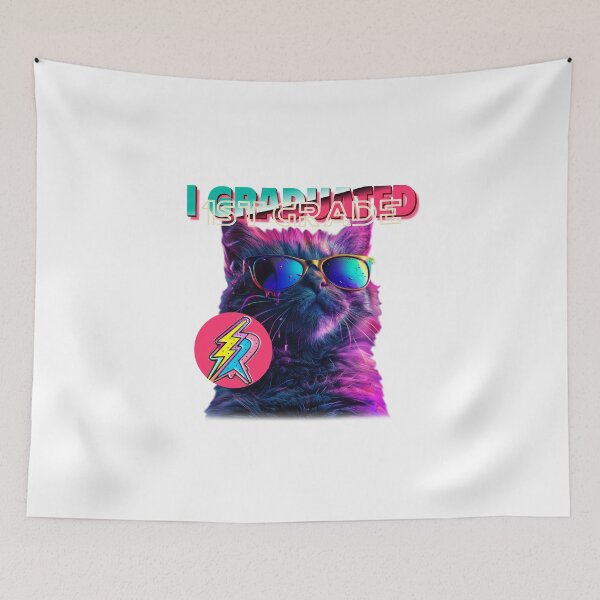 Item preview, I Graduated 1st Grade Cool Cat Design designed and sold by RShulver24.