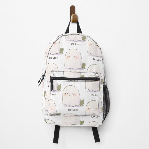 Item preview, Do Less Ghost | Cute Kawaii Aesthetic | Calm Relax Mood Design designed and sold by The Mood Index.
