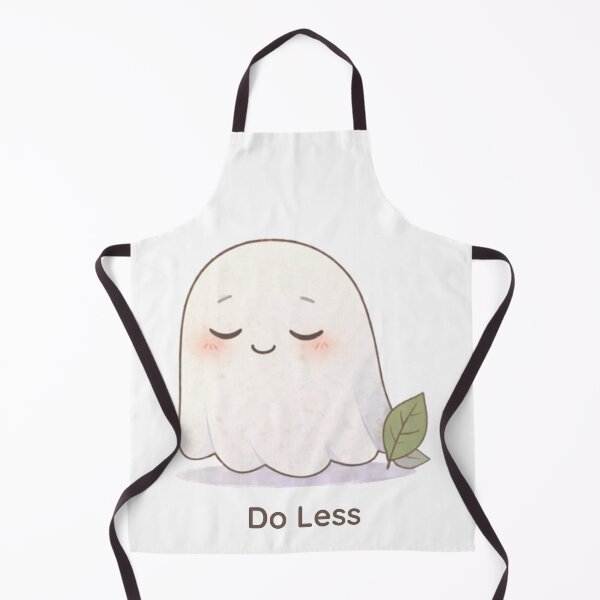 Item preview, Do Less Ghost | Cute Kawaii Aesthetic | Calm Relax Mood Design designed and sold by The Mood Index.