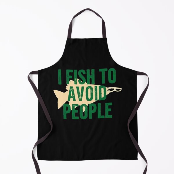 Item preview, I Fish to Avoid People Funny Fishing Quote Introvert Humor Outdoor Lifestyle designed and sold by Ladys-Gents.