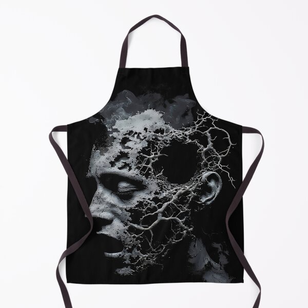 Item preview, Fractured Human Mind Surreal Abstract Dark Portrait designed and sold by MorbidDreams.