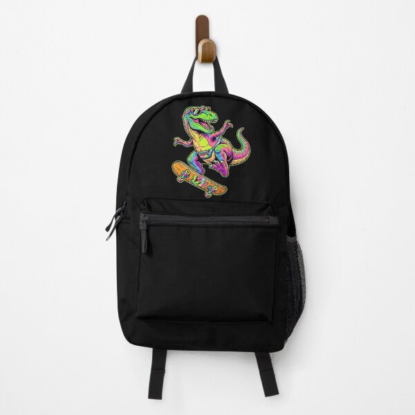 Item preview, funny retro skateboard trex dinosaur designed and sold by ArtivioShop.