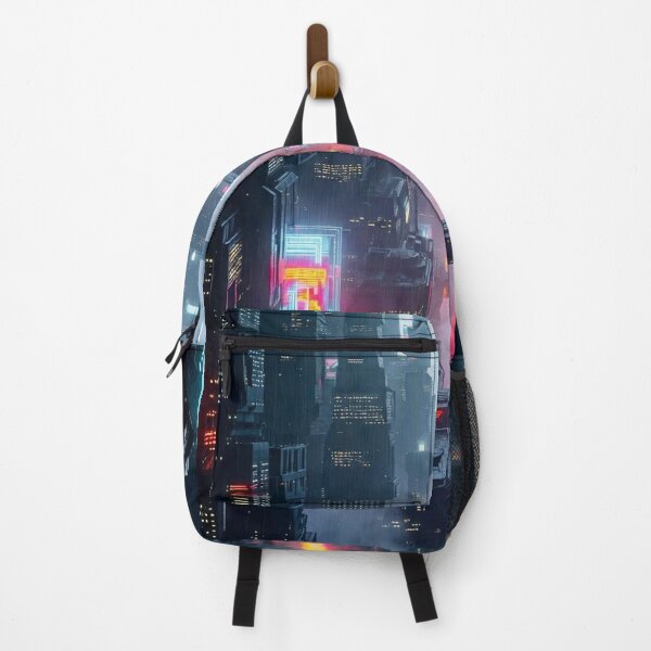 Item preview, Future City Skyscrapers - Cyberpunk Sci Fi Art concept designed and sold by Delerat7.