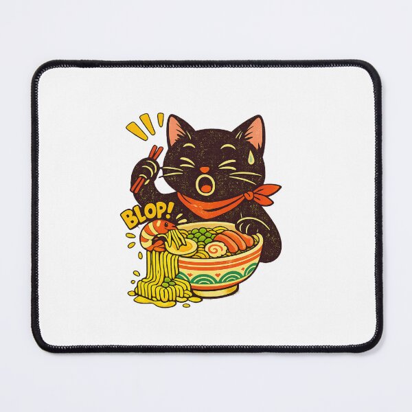 Item preview, Ramen Cat – Noodle Splash designed and sold by LuveraxArt.