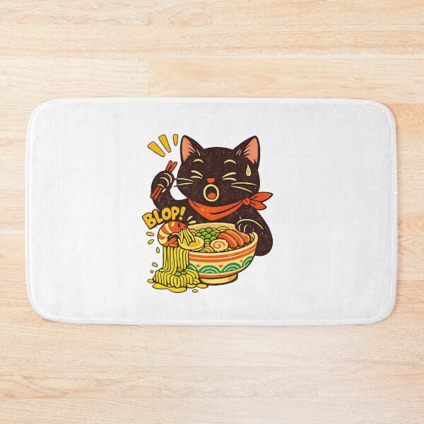 Item preview, Ramen Cat – Noodle Splash designed and sold by LuveraxArt.