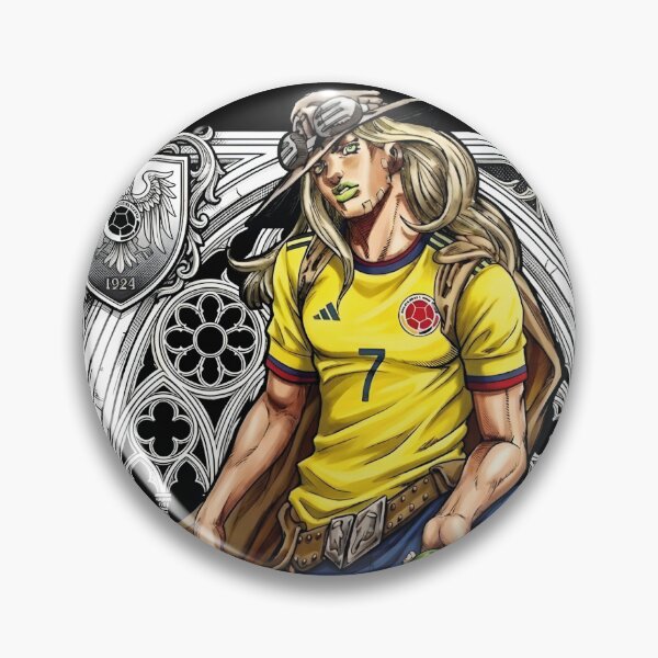 Item preview, Colombian Football Hero, Gothic Cape and Ball designed and sold by moosesclub.