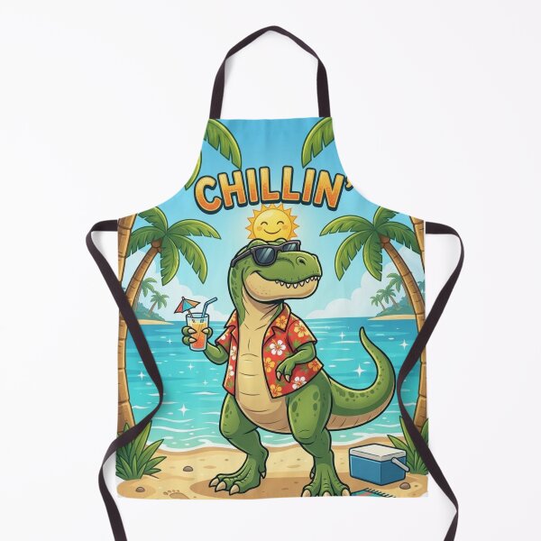 Item preview, Chillin' T-Rex: Tropical Summer Dinosaur designed and sold by TB-73.