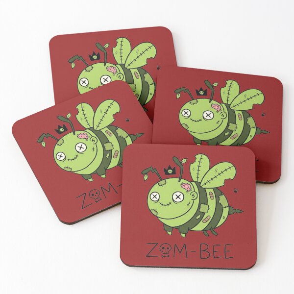 Item preview, Zom-Bee - Funny Zombie Bee Pun designed and sold by TinyJoy Studio.