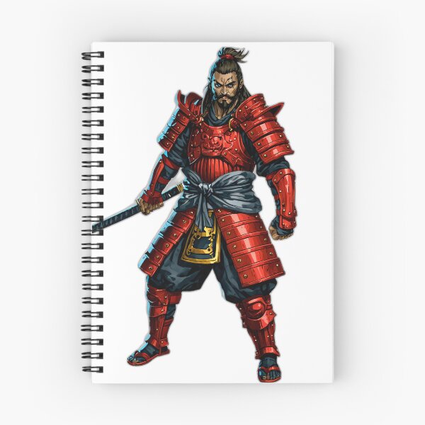 Item preview, Samurai in Red Armor designed and sold by Sharp-Design89.