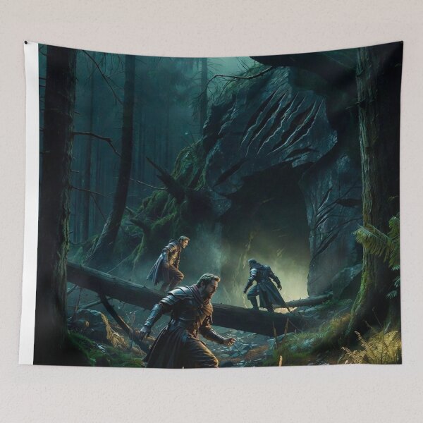 Item preview, The Forest Cave - Dark Fantasy RPG Art concept designed and sold by Delerat7.