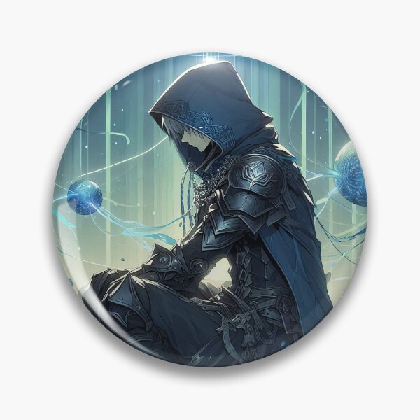 Item preview, Eternal Echoes: The Hooded Knight's Vigil within the Celestial Pool designed and sold by MouradStudio.