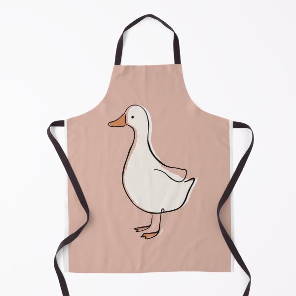 Item preview, Cute Minimalist Duck Line Art on Soft Pink Background designed and sold by Kesterton.