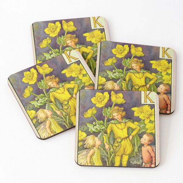 Item preview, Golden Kingcup Fairy Garden - Cicely Mary Barker designed and sold by Randomundi.