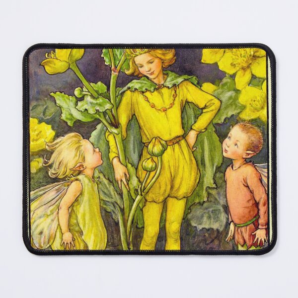 Item preview, Golden Kingcup Fairy Garden - Cicely Mary Barker designed and sold by Randomundi.